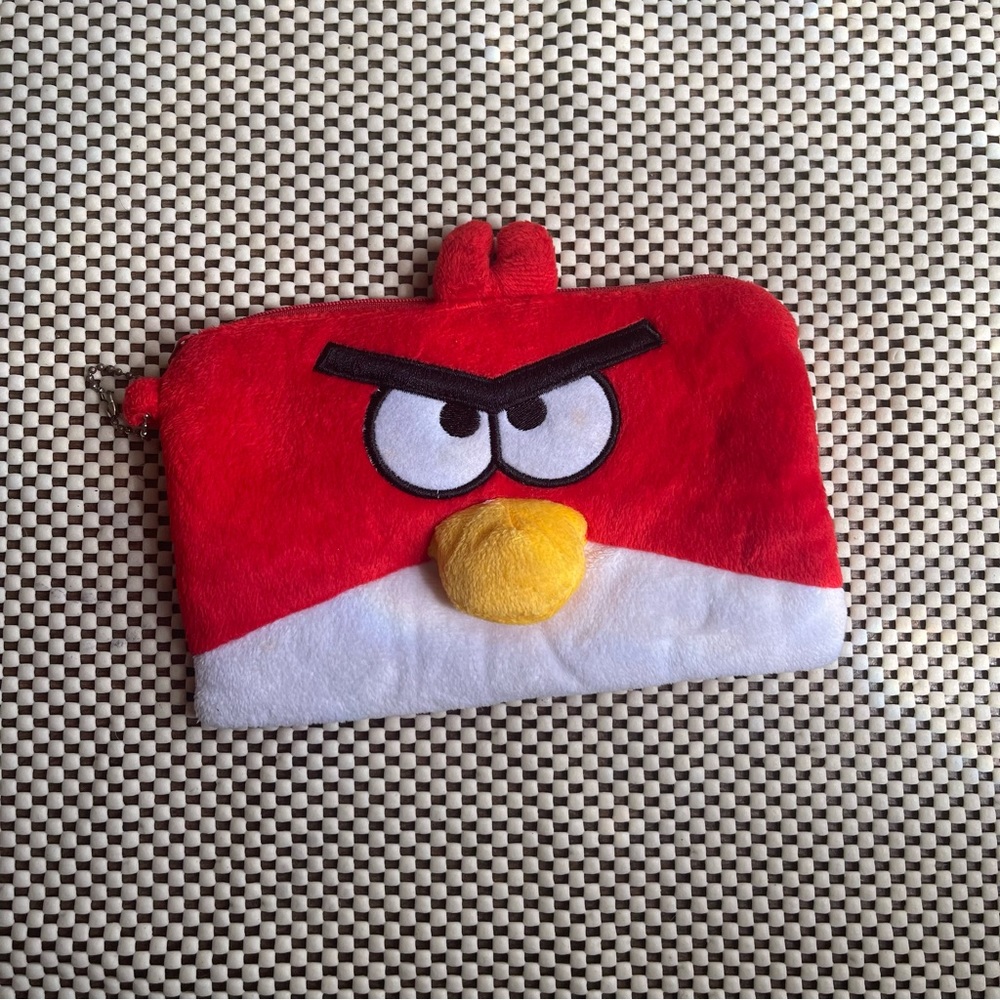 Angry Birds Red J. Bird Unisex Wallet Change Purse Women’s Men’s Kids 5 x 7”